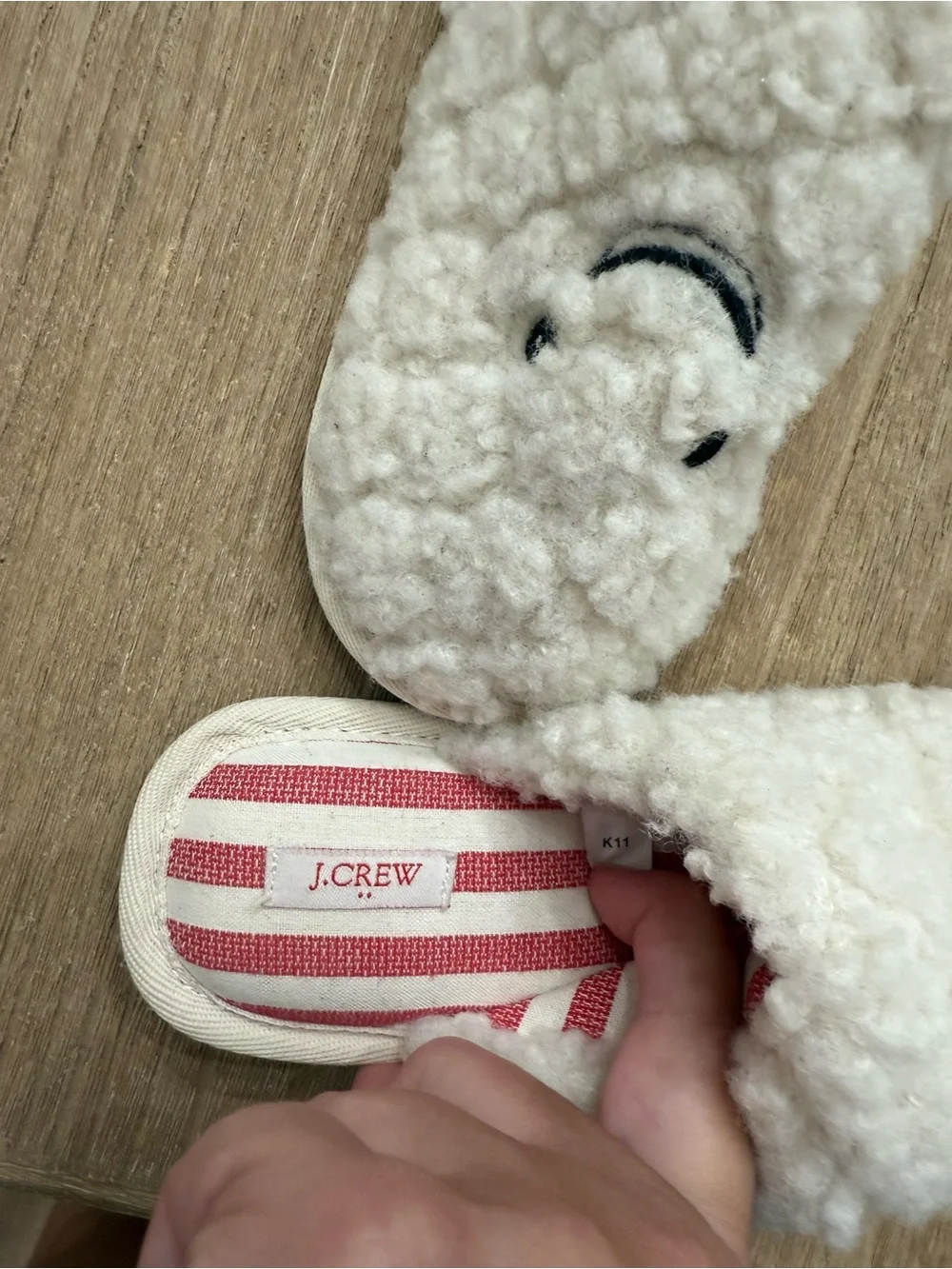 Jcrew Kids' popcorn slippers size 11